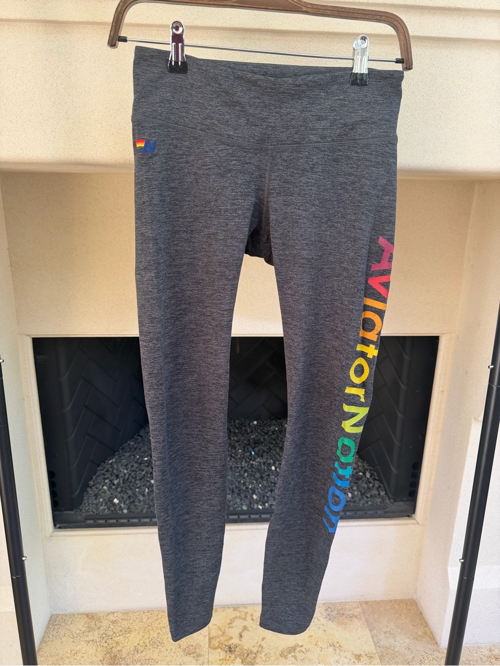 Aviator Nation Leggings Charcoal